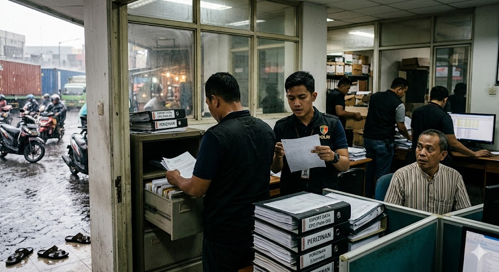 Dugaan Manipulasi Ekspor Sawit, Bareskrim Geledah Kantor dan Gudang PT MMS