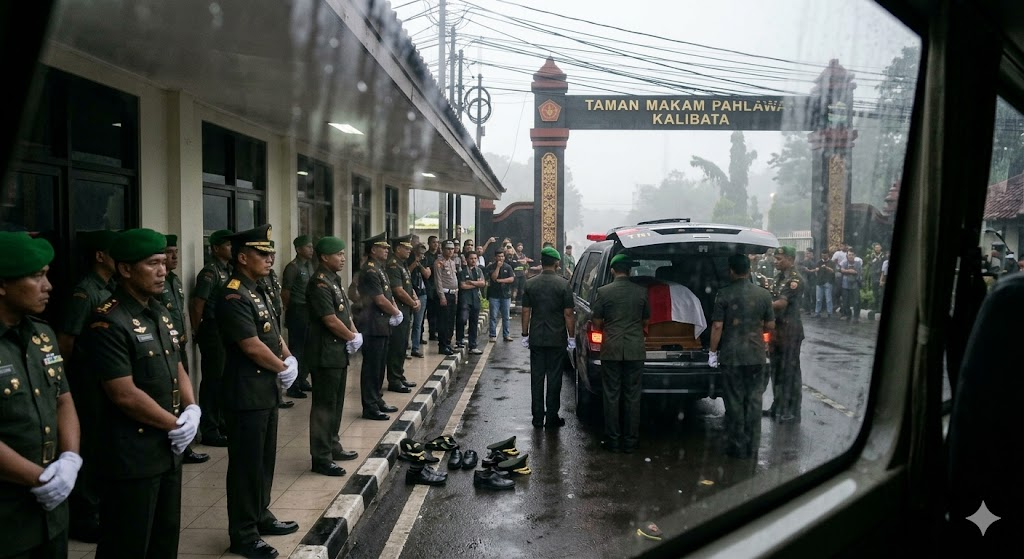 Jenazah Ryamizard Ryacudu Tiba di TMP Kalibata, Disambut Prosesi Penghormatan Militer