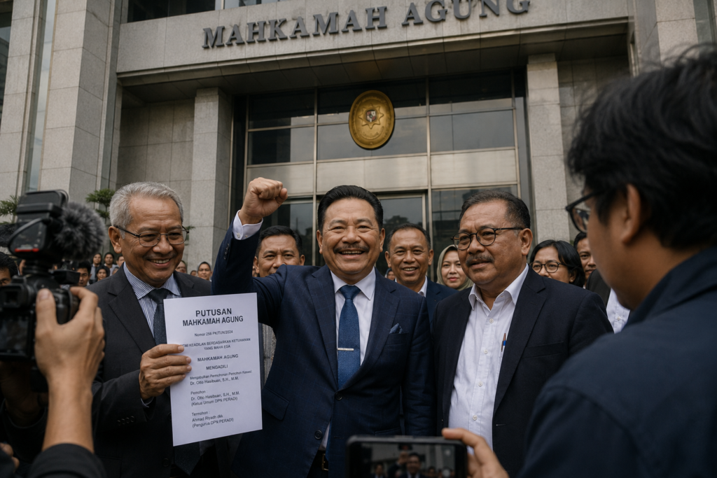 Mahkamah Agung Kabulkan PK Peradi Otto Hasibuan, Sengketa Kepengurusan Berakhir