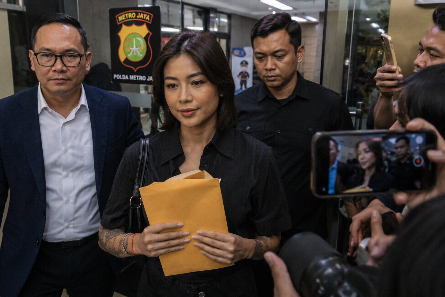 Awkarin Kembalikan Uang Saku Rp10 Juta ke Polisi di Kasus Hanania Travel