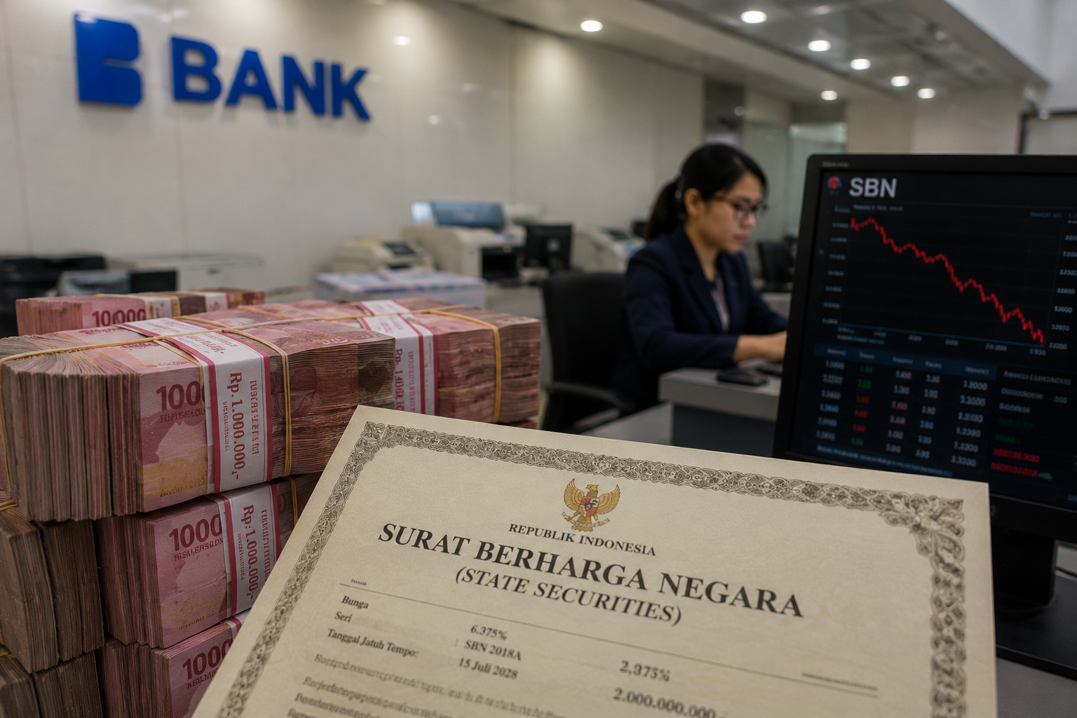 Porsi Bank di SBN Menurun, Industri Perbankan Minta Imbal Hasil Lebih Tinggi