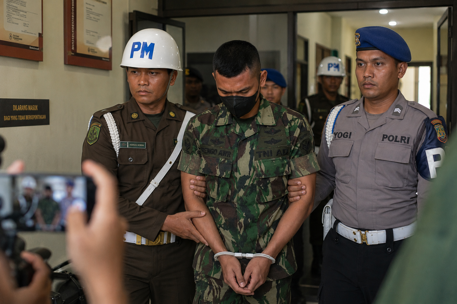 Prajurit TNI AD Ditetapkan Tersangka dalam Kasus Pembacokan Anggota Brimob di Banten