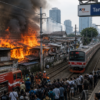 Kebakaran Permukiman Dekat Stasiun Tanah Abang Bikin 5 Perjalanan KRL Terlambat