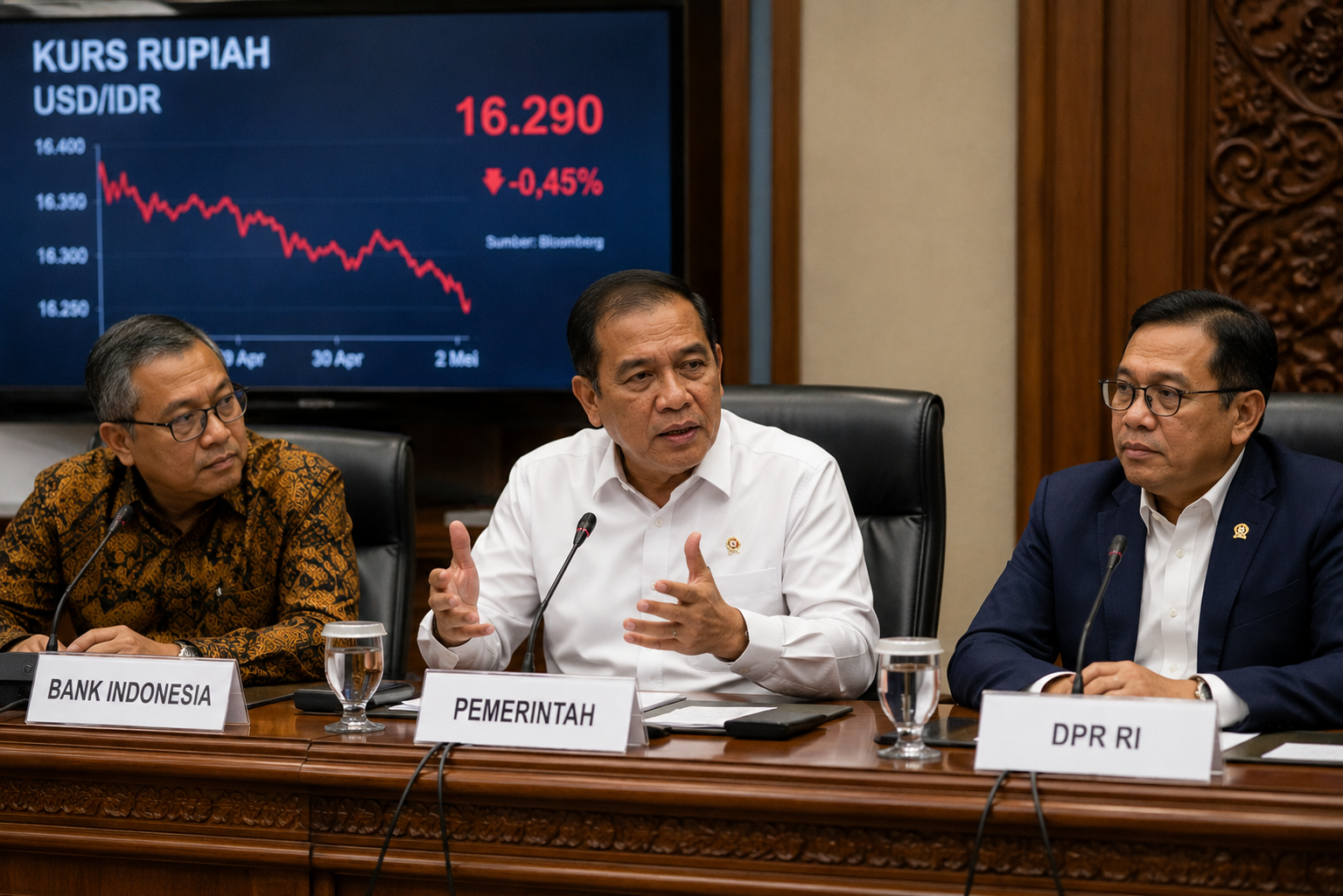 Rupiah Tertekan, Pemerintah, BI, dan DPR Sepakat Perkuat Stabilitas Ekonomi