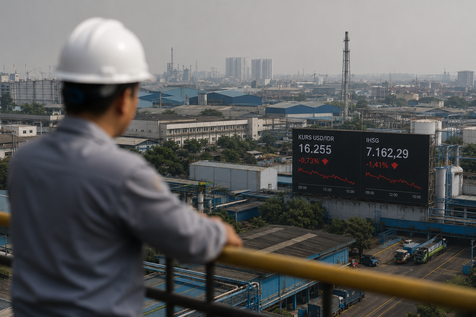 Rupiah dan IHSG Tertekan, Kawasan Industri Minta Kepastian Kebijakan