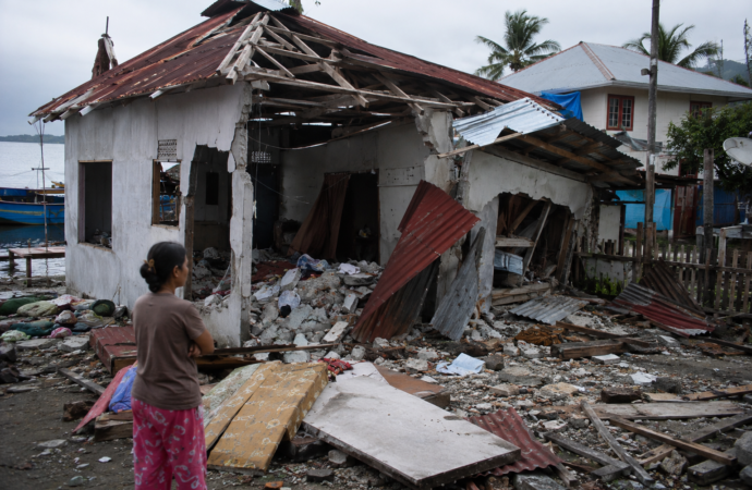 Gempa Filipina Rusak Rumah Warga di Kepulauan Talaud