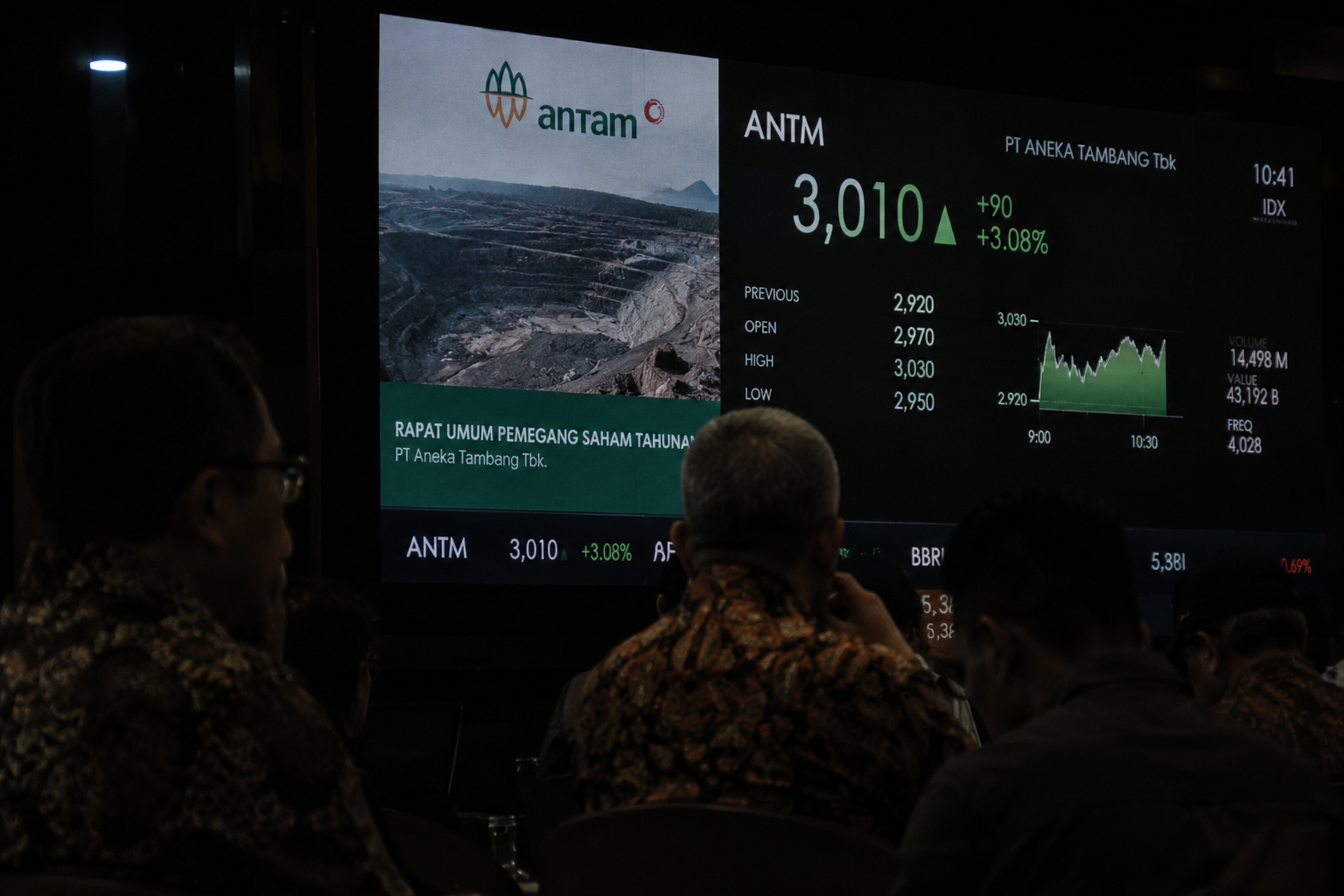 RUPST Antam Setujui Dividen Rp5,04 Triliun, Pemegang Saham Kantongi Rp210 per Lembar