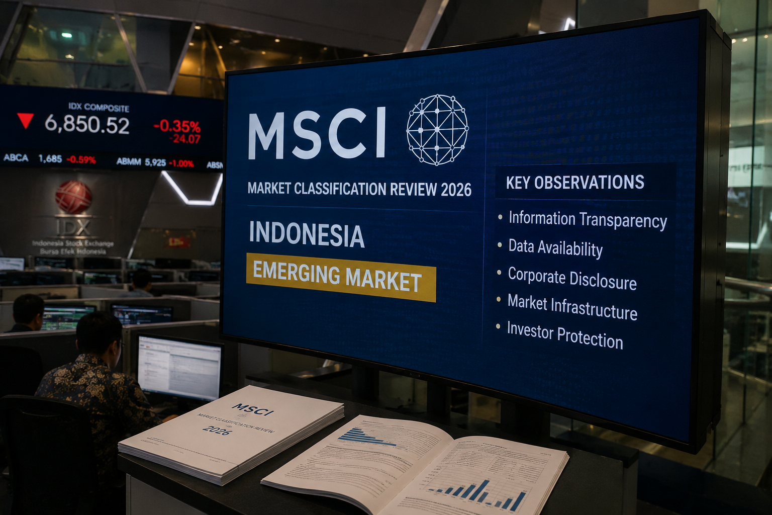 6 Temuan MSCI untuk Indonesia pada 2026, Transparansi Pasar Jadi Sorotan Utama