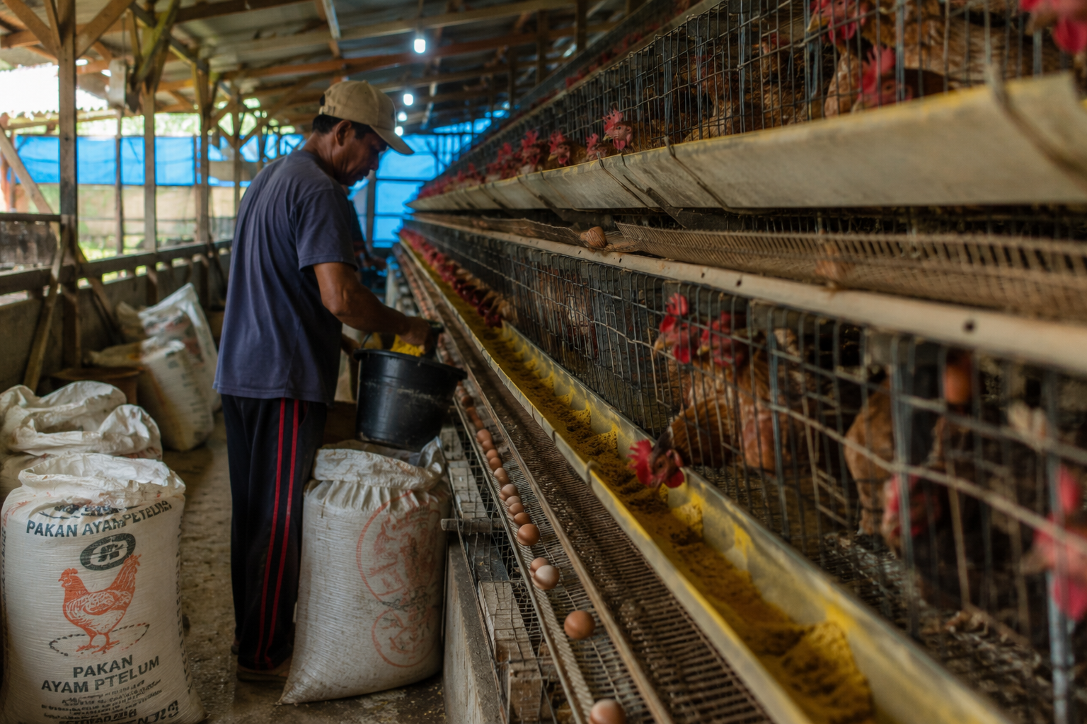 Amran Surati Menperin Agus, Minta Investasi Besar Peternakan Ayam Dibatasi