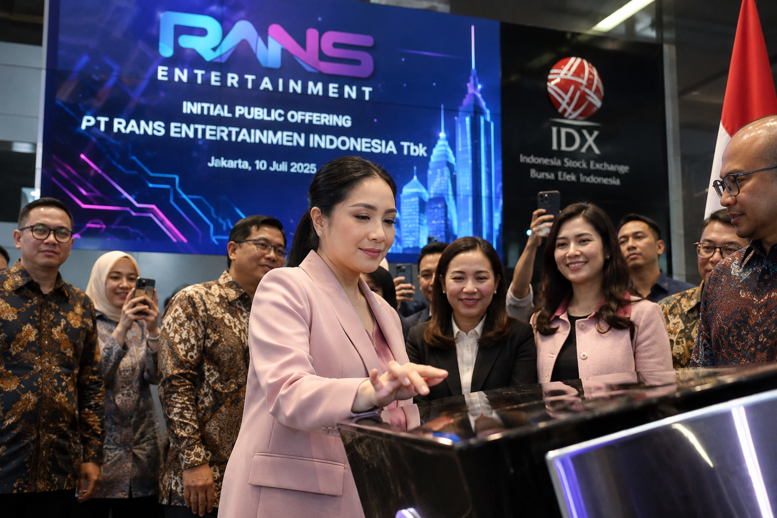 Nagita Ungkap Alasan RANS Tetap IPO di Tengah Gejolak Pasar Saham