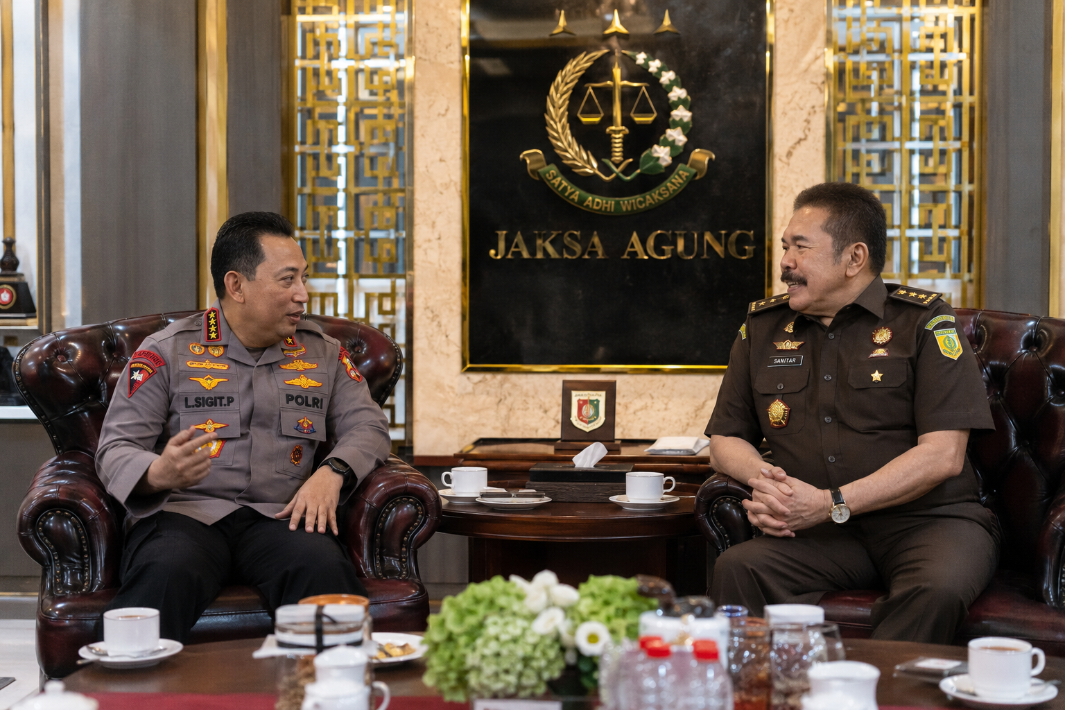 Kapolri Temui Jaksa Agung, Bahas Penguatan Sinergi Polri dan Kejaksaan