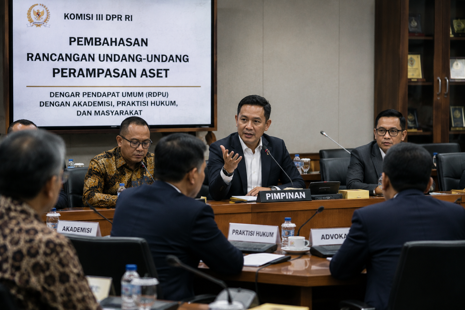 Komisi III DPR, Habiburokhman, Hotman Paris Hutapea, RUU Perampasan Aset, DPR RI, Penegakan Hukum, Partisipasi Publik, Pemberantasan Korupsi