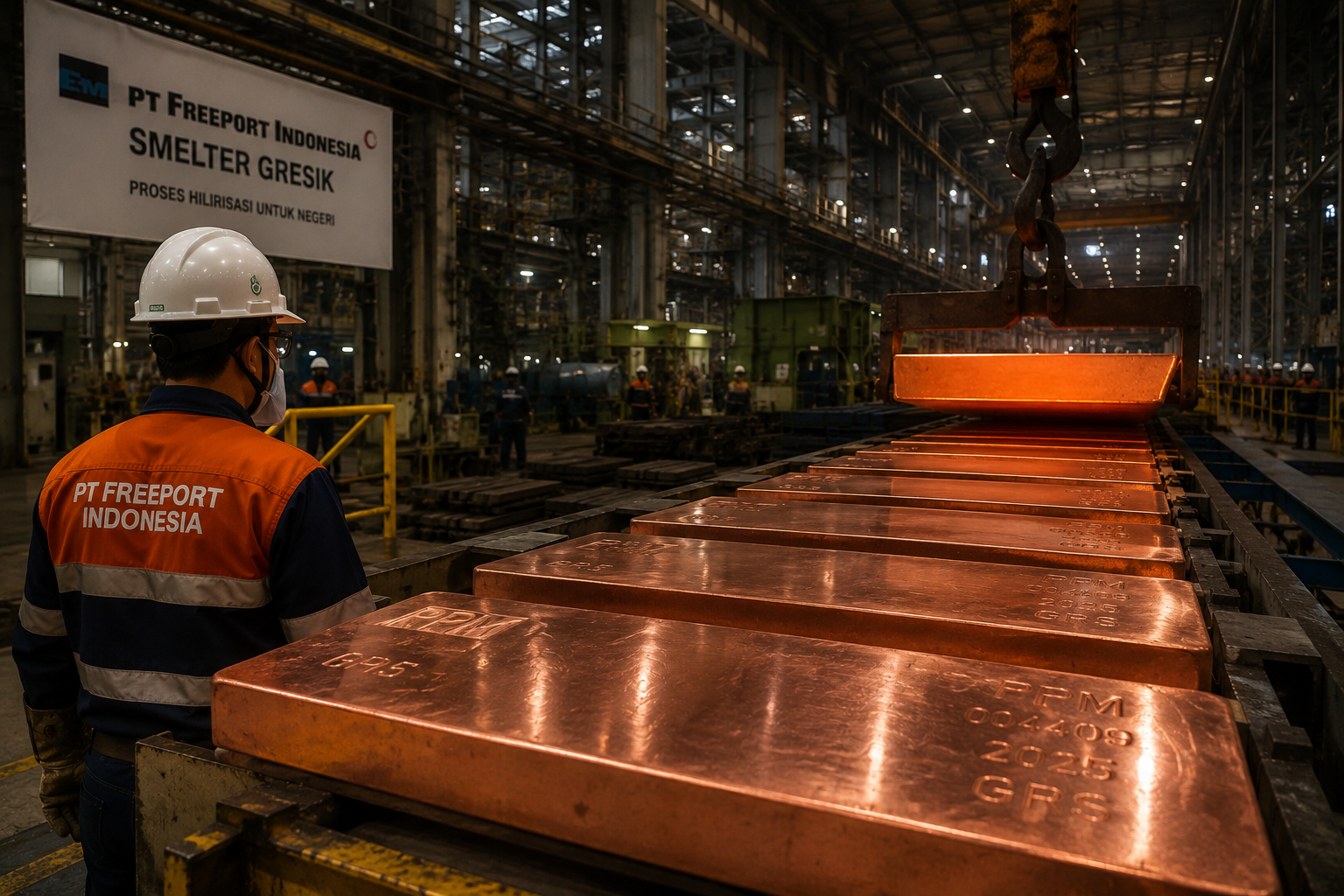 Smelter Freeport Dorong Ekonomi Gresik dan Perkuat Rantai Pasok