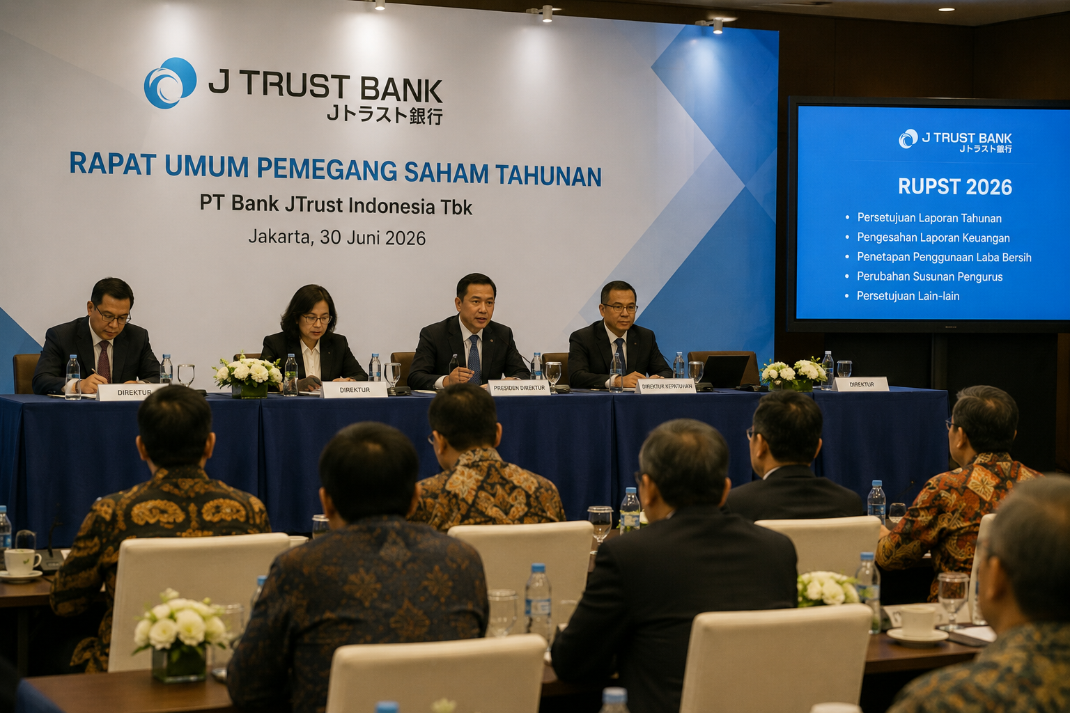 Bank J Trust Tunjuk Raja Pardede sebagai Direktur Baru Hasil RUPST