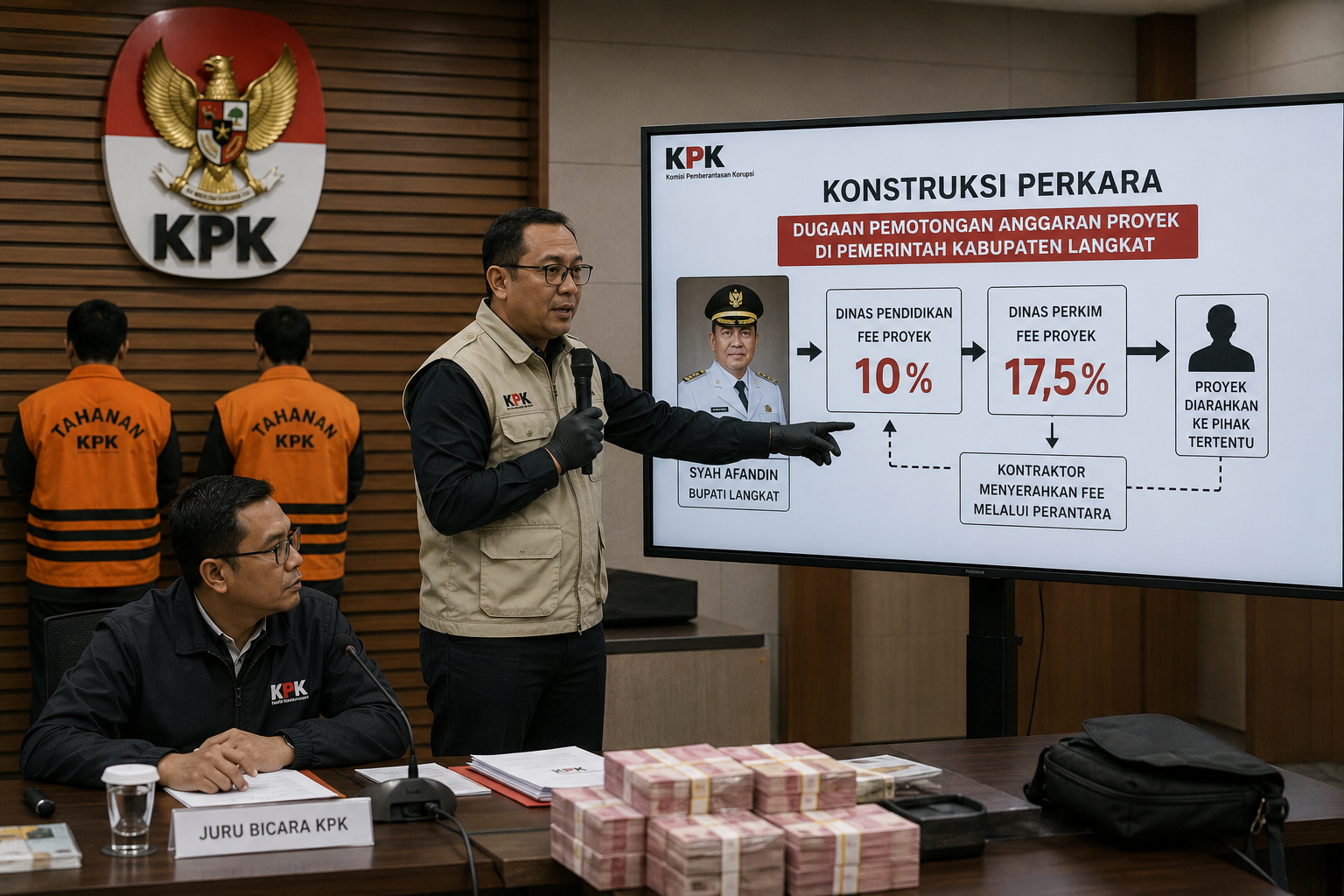 KPK Ungkap Bupati Langkat Diduga Minta Fee 10 Persen hingga 17,5 Persen dari Proyek Dinas