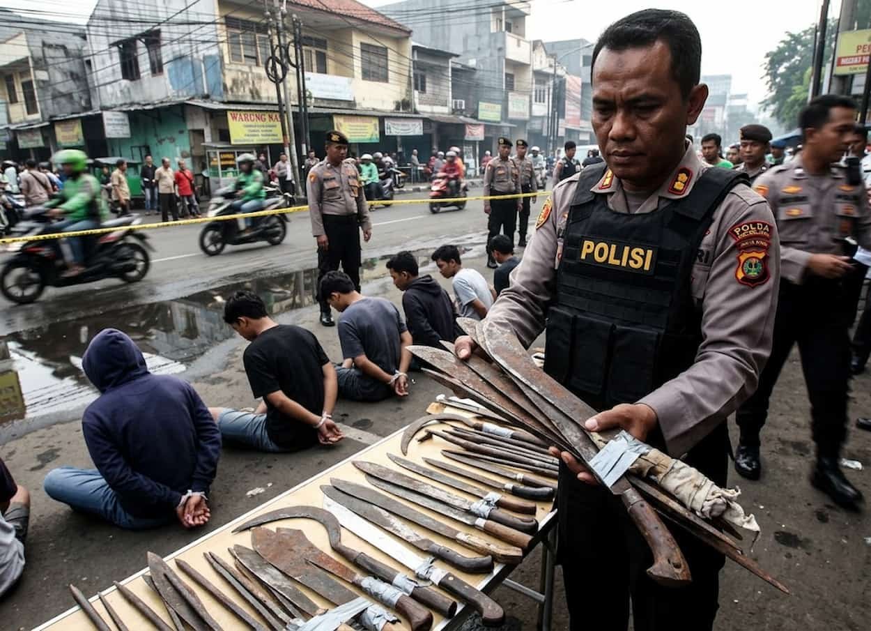 Amankan Demonstrasi Jakarta, Polisi Sita 39 Senjata 