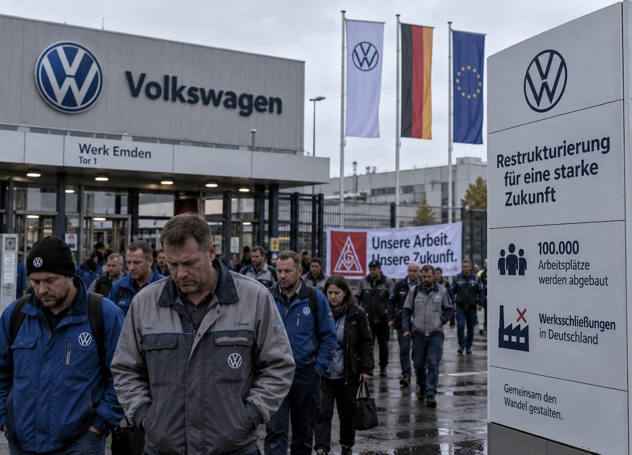 Dihantam Krisis Global, VW PHK 100.000 Karyawannya 