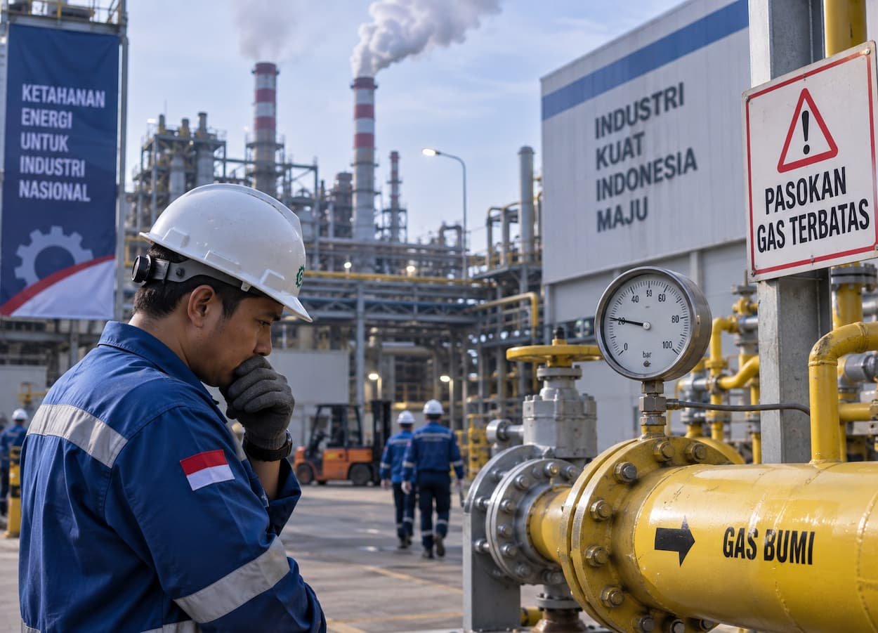Industri Manufaktur Digoyang Pembatasan Gas