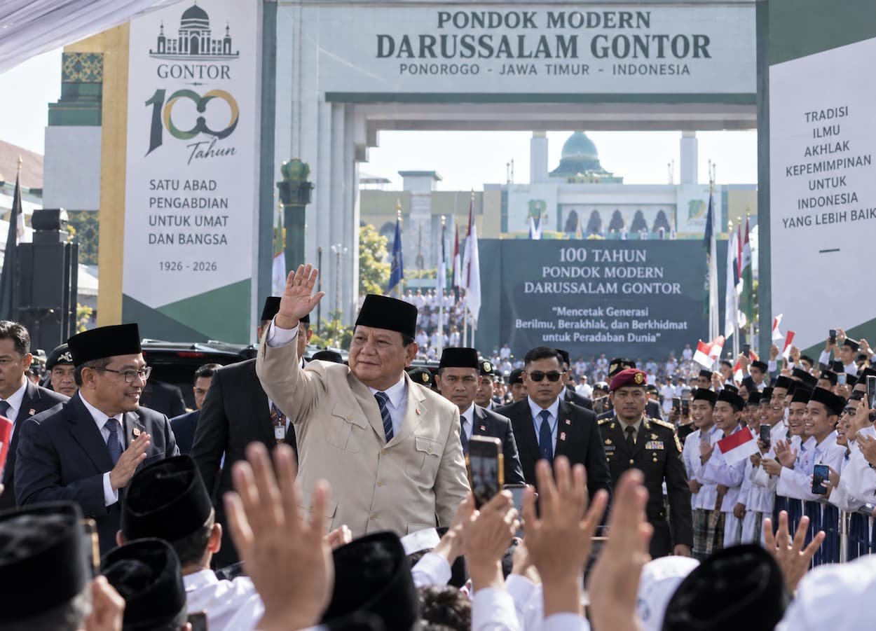 Prabowo Hadiri Peringatan Gontor