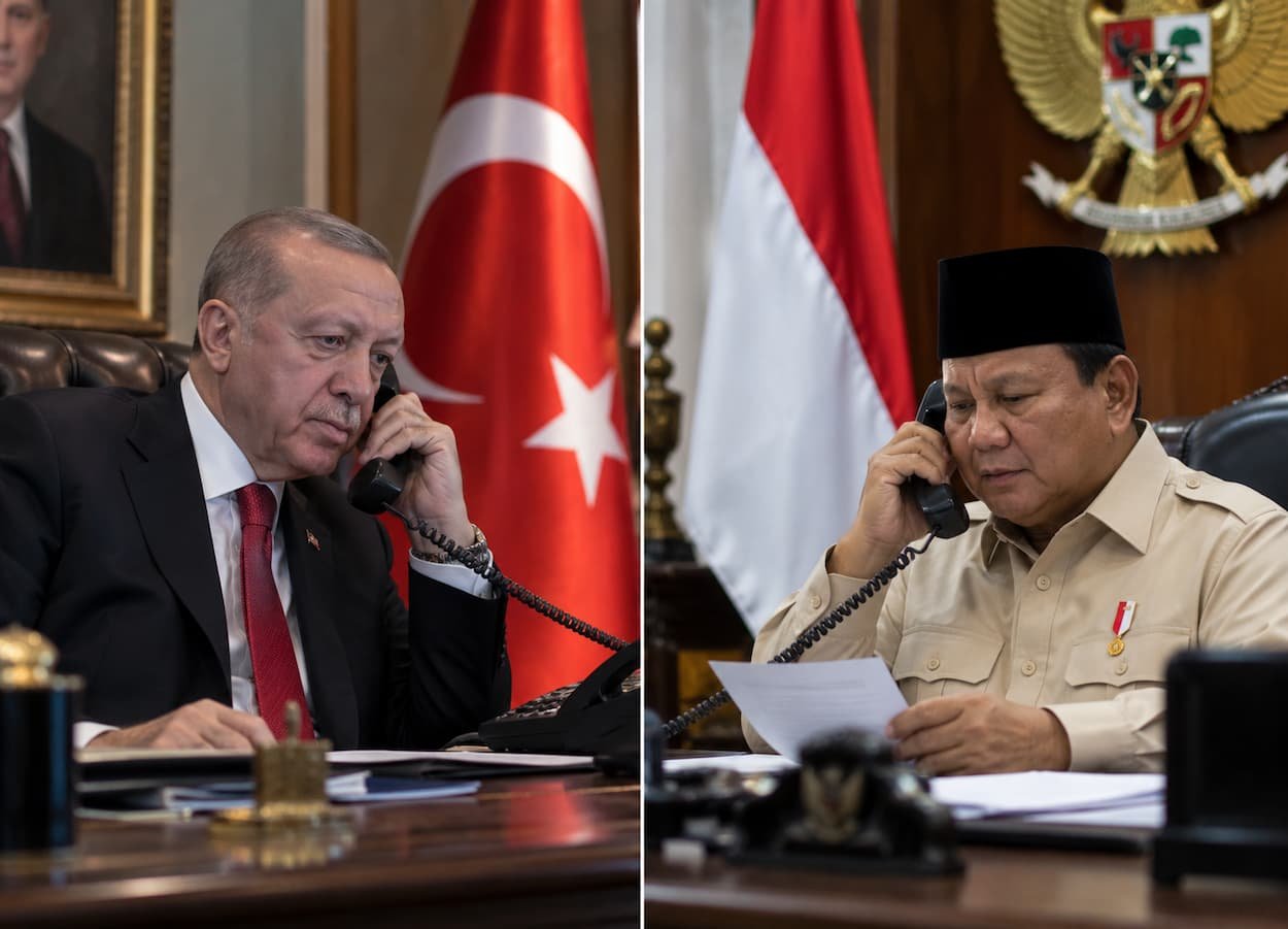 Erdogan Telepon Prabowo Bahas Penguatan Kerja Sama