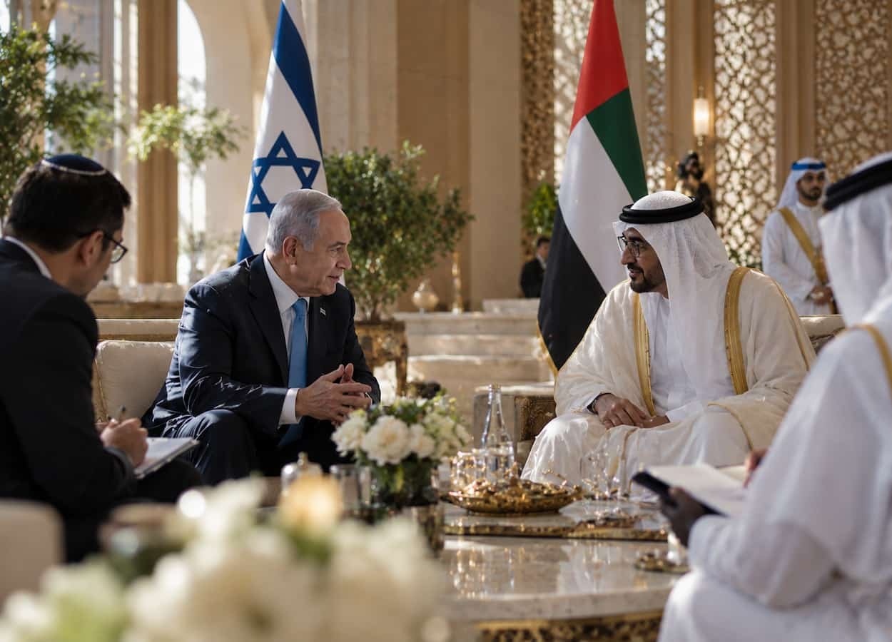 Pembicaraan Rahasia Netanyahu dan MBZ di UEA